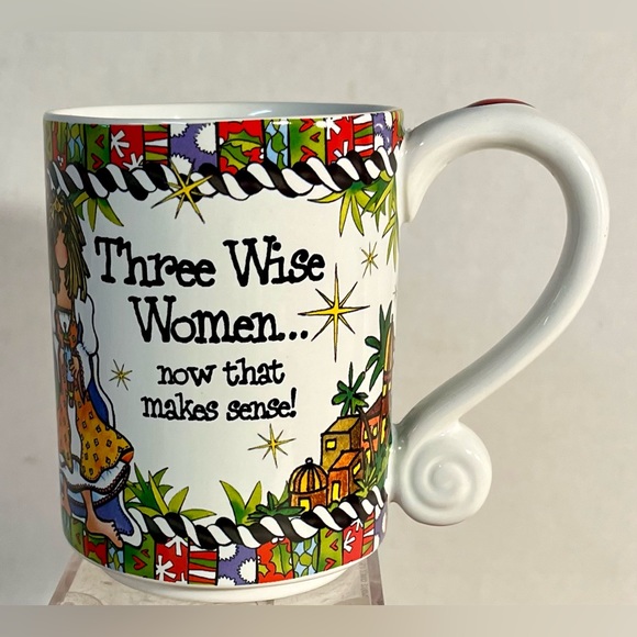 SUZY TORONTO "Three Wise Women" Feel The Tingle Coffee Cup/Mug NWT! - Picture 1 of 6